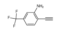 2-ethynyl-5-(trifluoromethyl)aniline结构式