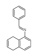 1-Naphthalenamine,5,8-dihydro-N-(phenylmethylene)-结构式
