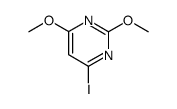 4-iodo-2,6-dimethoxypyrimidine结构式