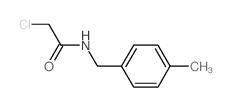 2-Chloro-N-(4-methylbenzyl)acetamide结构式
