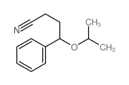 Benzenebutanenitrile, g-(1-methylethoxy)- Structure