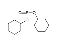 [cyclohexyloxy(methyl)phosphoryl]oxycyclohexane结构式