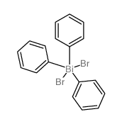 dibromo-triphenyl-bismuth Structure