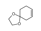 1,4-Dioxaspiro(4.5)dec-7-ene Structure