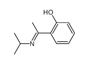 o-hydroxyacetophenone-isopropylimine结构式