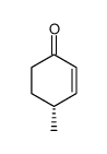 (+)-(R)-4-methyl-2-cyclohexene-1-one结构式