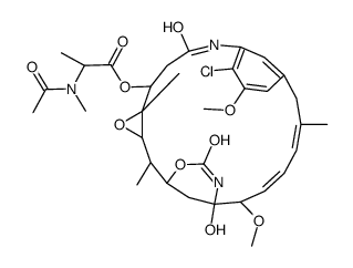 Maytansine,22-demethyl Structure