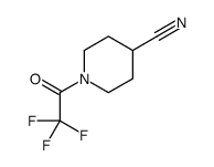 1-(2,2,2-三氟乙酰基)哌啶-4-甲腈结构式