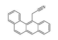 2-benzo[a]anthracen-12-ylacetonitrile结构式
