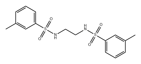 Benzenesulfonamide, N,N'-1,2-ethanediylbis[3-methyl- Structure