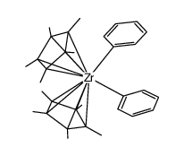 diphenylpermethylzirconocene Structure