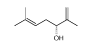 (R)-(+)-dimethyl-2,6 heptadiene-1,5 ol-3结构式
