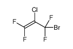 3-bromo-2-chloro-1,1,3,3-tetrafluoroprop-1-ene Structure