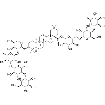 白头翁皂苷E-3结构式