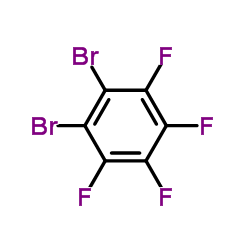 1,2-Dibromo-3,4,5,6-tetrafluorobenzene structure