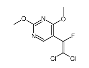 5-(2,2-dichloro-1-fluorovinyl)-2,4-dimethoxypyrimidine Structure