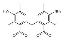 4-[(4-amino-3,5-dimethyl-2-nitrophenyl)methyl]-2,6-dimethyl-3-nitroaniline Structure