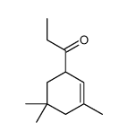 1-(3,5,5-trimethyl-2-cyclohexen-1-yl)propan-1-one Structure