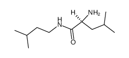 (S)-2-Amino-N-isopentyl-4-methylpentanamide Structure