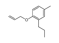 allyl-(4-methyl-2-propyl-phenyl)-ether结构式