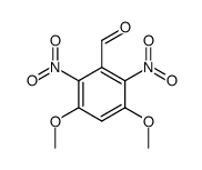 3,5-dimethoxy-2,6-dinitro-benzaldehyde Structure