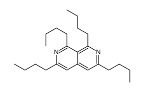 1,3,6,8-tetrabutyl-2,7-naphthyridine Structure
