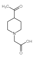 (4-ACETYLAMINO-PHENYL)-AMINO-ACETICACID Structure