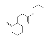 propyl 3-(2-oxocyclohexyl)propanoate结构式