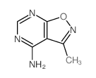 3-甲基异恶唑并[5,4-D]嘧啶-4-胺结构式