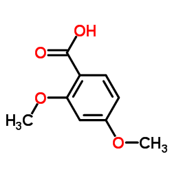 2,4-Dimethoxybenzoicacid structure
