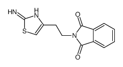 2-[2-(2-氨基-4-噻唑)乙基]-1H-异吲哚-1,3(2H)-二酮结构式