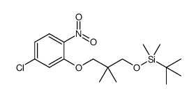 tert-butyl[3-(5-chloro-2-nitrophenoxy)-2,2-dimethylpropoxy]dimethylsilane Structure
