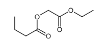 2-ethoxy-2-oxoethyl butyrate结构式
