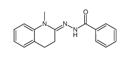 1-methyl-3,4-dihydro-1H-quinolin-2-one benzoylhydrazone Structure