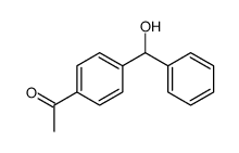 1-[4-[hydroxy(phenyl)methyl]phenyl]ethanone结构式