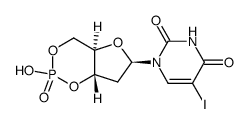 5-iodo-2'-deoxyuridine 3',5'-cyclic monophosphate Structure
