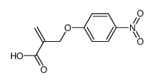 2-((4-nitrophenoxy)methyl)acrylic acid结构式