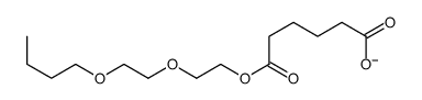 6-[2-(2-butoxyethoxy)ethoxy]-6-oxohexanoate Structure