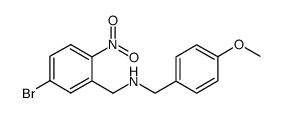 N-(4-methoxybenzyl)(5-bromo-2-nitrophenyl)methanamine Structure