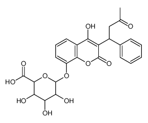 8-Hydroxy Warfarin β-D-Glucuronide Structure