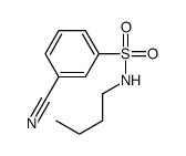 N-Butyl-3-cyanobenzenesulfonamide Structure