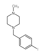 1-(4-碘苄基)-4-甲基哌嗪结构式