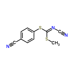 4-Cyanophenyl methyl cyanocarbonodithioimidate Structure