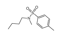 N-Butyl-N,4-dimethylbenzenesulfonamide结构式