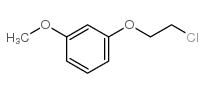 1-(2-氯乙氧基)-3-甲氧基苯结构式
