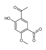 1-(2-羟基-4-甲氧基-5-硝基苯基)乙酮结构式