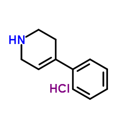 4-Phenyl-1,2,3,6-tetrahydropyridinehydrochloride Structure