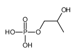 2-hydroxypropyl dihydrogen phosphate Structure