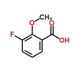 3-Fluoro-2-methoxybenzoic acid Structure