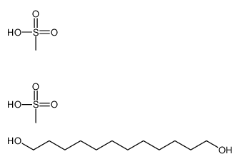 dodecane-1,12-diol,methanesulfonic acid结构式